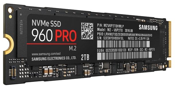 Фотография Жесткий диск SSD SAMSUNG 960 PRO MZ-V6P2T0BW