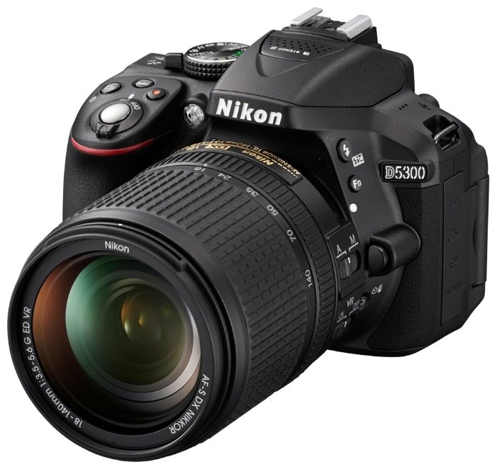Фотография Зеркальная фотокамера NIKON D5300 + AF-P 18-55 VR Kit