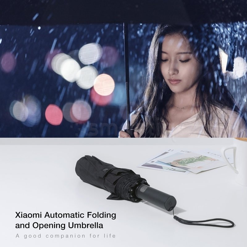Зонт XIAOMI Mijia Automatic Umbrella Black Казахстан