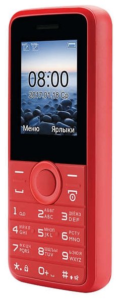 Картинка Мобильный телефон PHILIPS E106 Red