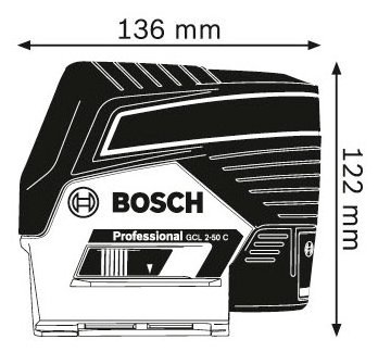 Купить Лазерный нивелир BOSCH GCL 2-50 C+RM2 (12 V) BM 3 clip L-Boxx (0601066G03)