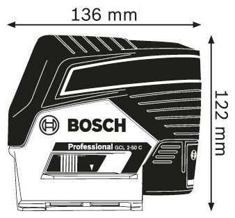 Картинка Лазерный нивелир BOSCH GCL 2-50 C+RM2 (AA) L-Boxx ready (0601066G00)
