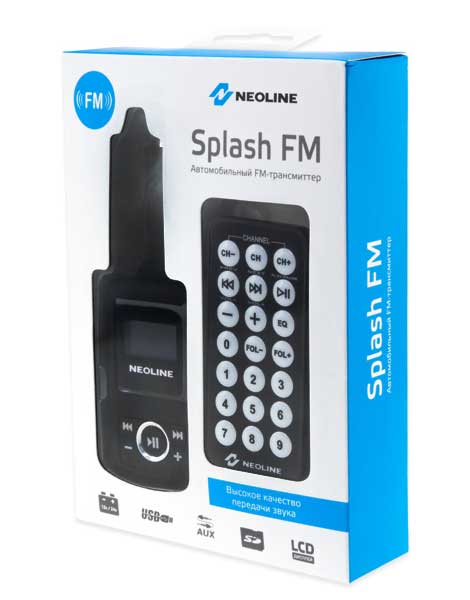 Картинка FM трансмиттер NEOLINE Splash FM