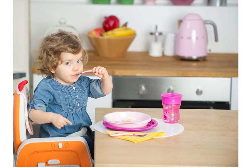 Фото Набор детской посуды CHICCO 00016201100000 12м+ розовый
