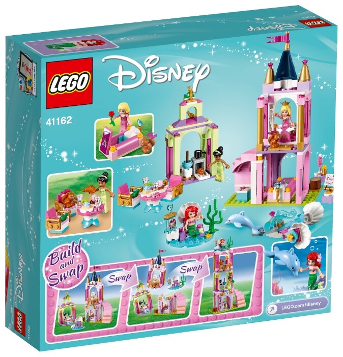 Фото Конструктор LEGO Королевский праздник Ариэль, Авроры и Тианы Disney Princess 41162