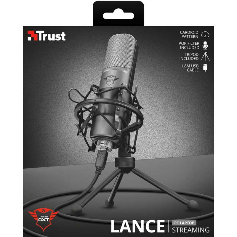 Фотография Студийный USB-микрофон TRUST GXT 242 Lance Streaming