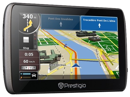 Фото Навигатор PRESTIGIO GPS Navigator GeoVision 5000 (PGPS5000CISO4GbNV)