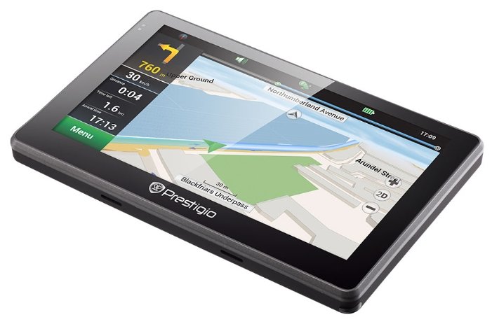 Картинка Навигатор PRESTIGIO GPS Navigator GeoVision GPS 5057 (PGPS5057CIS04GbNV) Black