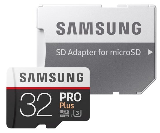 Картинка Карта памяти SAMSUNG microSD PRO PLUS 32GB