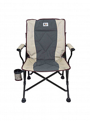 Кресло складное с подлокотниками с наклонной спинкой KYODA APL-LG403RK р. 53*66*44 см