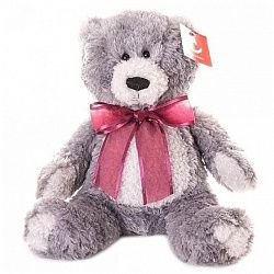 Мягкая игрушка AURORA Медведь серый 20 см 15-328