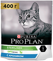 Корм для кошек PURINA Pro Plan д/стерилиз. кролик 400 гр