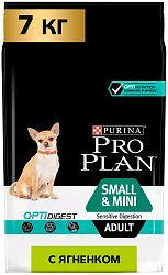 Корм для собак PURINA Pro Plan Adult мелк.пород ягненок 7 кг