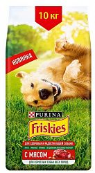 Корм для собак PURINA Friskies Adult мясо 10 кг