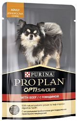Корм для собак PURINA Pro Plan Adult говядина 85 гр