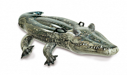 Надувная игрушка INTEX 57551NP в форме крокодила для плавания