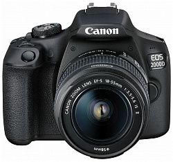 Зеркальная фотокамера CANON EOS 2000D EF-S 18-55 III Kit
