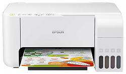 Струйное МФУ Epson L3156 (White) CIS, A4, принтер/сканер/копир, 5760x1440dpi, 33стр/мин, USB 2.0, Wi Fi, ЖК Экран