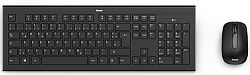 Клавиатура HAMA Cortino R1050426105 keys USB Black + Мышь