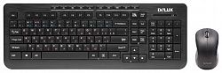 Клавиатура DELUX DLD-3191OGB Black + мышь
