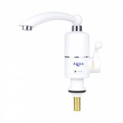 Смеситель с подогревом воды AQUA WH101W 220В Температура нагрева до +60 С Длина кабеля 1.5м Белый