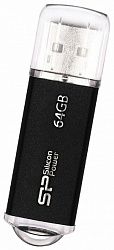 USB накопитель SILICON POWER Ultima II SP064GBUF2M01V1K USB 2.0 Black