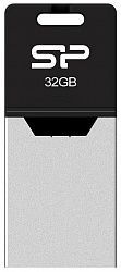 USB накопитель SILICON POWER Mobile X20 SP032GBUF2X20V1K USB 2.0 + MicroUSB (Android/OTG) Black