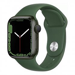 Смарт-часы Apple Watch Series 7 GPS 41mm green sport band MKN03