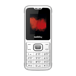 Мобильный телефон NOBBY 110 White-gray