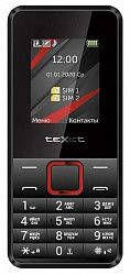 Мобильный телефон TEXET TM-207 Black-Red