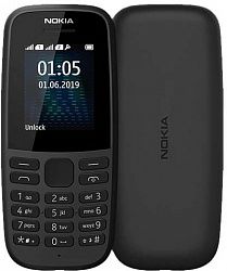 Мобильный телефон NOKIA 105 SS TA-1203 BLACK (16KIGB01A19)