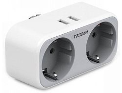 Сетевой фильтр TESSAN TS-321-DE серый