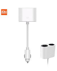 Адаптер XIAOMI RoidMi 1 to 2 charger car adapter White