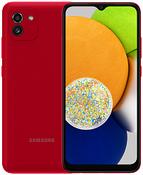 Смартфон SAMSUNG Galaxy A03 32GB Red (SM-A035FZRDSKZ)