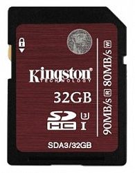 Карта памяти KINGSTON SDHC SDA3/32GB Class 3