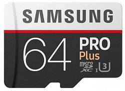 Карта памяти SAMSUNG microSD PRO PLUS 64GB