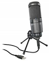 Студийный микрофон Audio-Technica AT2020USB+ Black