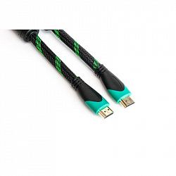 Видeo кабель PowerPlant HDMI - HDMI, 1.5m, позолоченные коннекторы, 2.0V, Double ferrites, Highspeed KD00AS1250