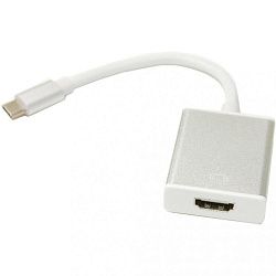 Кабель-переходник PowerPlant USB Type C - HDMI female, 0.15m KD00AS1272 