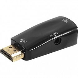 Переходник PowerPlant HDMI - VGA+Audio с аудио кабелем 0.5м CA910267