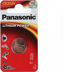 Батарейка дисковая литиевая PANASONIC CR-2025/2B