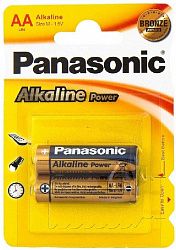 Батарейка щелочная PANASONIC LR6REB/2BPR / LR6APB/2BP Alkaline Power АА/2B