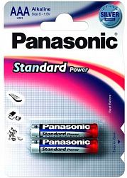 Батарейка щелочная PANASONIC LR03RES/2BPU Standart Power AAA/2B