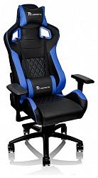 Игровое кресло THERMALTAKE GTF 100 Black & blue (GC-GTF-BLMFDL-01)