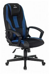 Игровое компьютерное кресло ZOMBIE VIKING-9 Black/Blue искусст.кожа/ткань крестовина пласт.