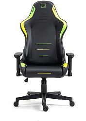 Игровое компьютерное кресло WARP JR Toxic Green (JR-GGY)
