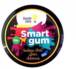 Игровой набор GENIO KIDS HG06 Пластилин для детской лепки «SMART GUM», цветное свечение