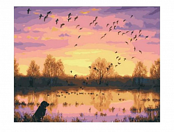 Картина по номерам Paintboy PK 68061 Птичья стая 40*50 Эксклюзив