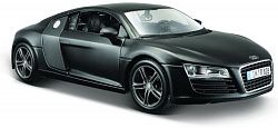Машинка Maisto 1:24 Audi R8 Dull Black 31281DB