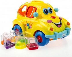 Развивающая игрушка HOLA TOYS Игрушка-сортер &amp;amp;quot;Фруктовый автомобиль&amp;amp;quot;, со светом и звуком 516